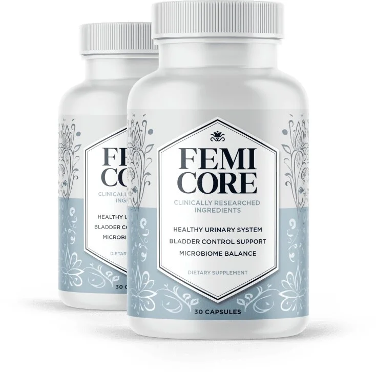 2 bottles of FemiCore natural pelvic support supplement